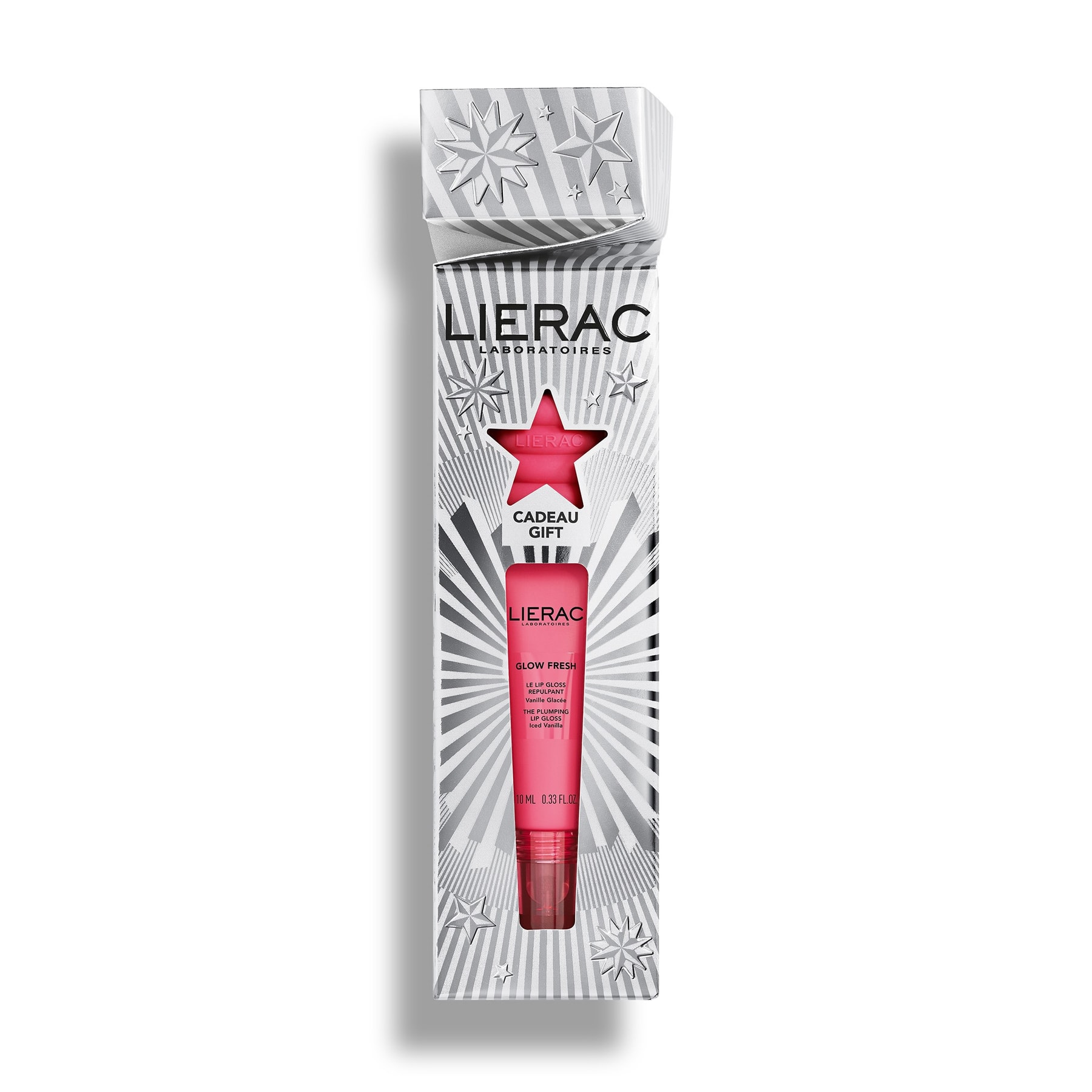 Glow Fresh Coffret de Natal gloss labial volumizador + charm